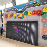 Panneau d'engrenages interactif mural éducatif pour enfants, personnalisable, en gros, à faire soi-même, avec jeux d'engrenages arc-en-ciel