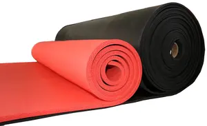 Đen đỏ 1 ~ 50 mét Độ dày NBR/CR/EVA/Pe/EPDM/PVC/SBR/FKM đàn hồi tự nhiên Miếng đệm xốp Silicone cao su tấm xốp CuộN