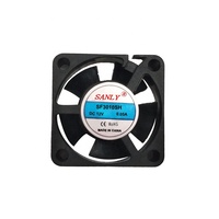Ventilateur axial SANLY 3010 à roulement à billes 10000 tr/min 12V 30x30x10mm DC ODM IP44/IP45 en plastique et acier inoxydable certifié CE OEM