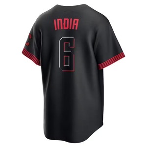 Ensemble d'uniformes d'équipe de baseball et softball personnalisés Maillots en polyester respirants Garçons Chemises brodées grande taille - Product Image 6
