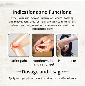 中国関節炎薬用オイル関節腫れ関節体関節痛緩和効果効果的 - Product Image 6