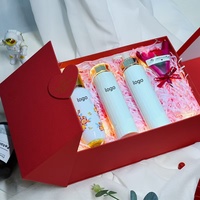 Boîte cadeau magnétique en forme de livre, ouverture à double porte, portable, élégante, boîte à souvenirs de luxe en papier gaufré, cosmétique, parfum, bougie