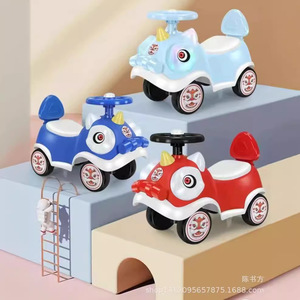 Childrens Ride On Car Cartoon Design Plastic 1-3 Years Balance Walker Toy For Boys And Girls - Product Image 4