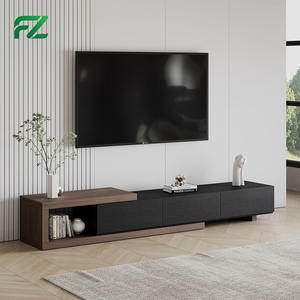 Mueble de <span class=keywords><strong>TV</strong></span> Moderno y Minimalista, Resistente al Fuego y a <span class=keywords><strong>la</strong></span> Humedad, con Panel de Aluminio <span class=keywords><strong>en</strong></span> Forma de Panal, Función de Almacenamiento para Sala de Estar u Hotel - Product Image 1