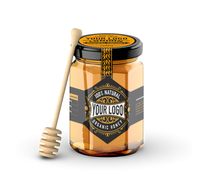 Autocollant d'étiquette auto-adhésif de miel étanche de logo personnalisé étiquette d'emballage de pot de miel de bouteille alimentaire de confiture