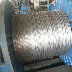 Cable de acero galvanizado ASTM A475 Guy Wire 1/2 1/4 3/4 3/8 5/8 7/8 5/16 7/16 Guy Cable