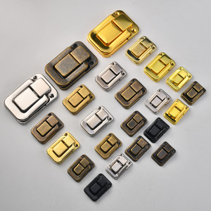 Antique Style Taiping Buckle Clasp Metal Lock For Drawer Wine <b>Box</b> Wooden <b>Box</b> Bronze Silver Gold Finish - Product Image 1