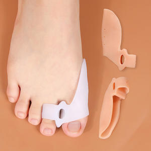 Séparateur d'orteils pour hallux valgus, orthèse pour le pouce, bande en silicone pour gros pieds, trou d'aération YNBG SE82, confortable - Product Image 1
