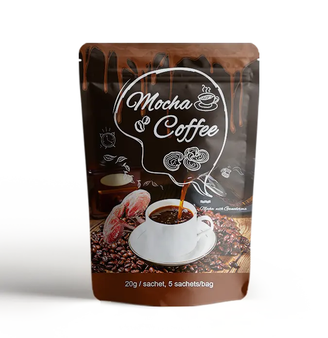 AMULYN Private Label OEM a base di erbe Ganoderma caffè Reishi fungo estratto Arabica caffè
