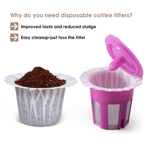 100 Filtros de Papel Desechables para Café Compatibles con Cafeteras Keurig, Aptos para Todas las Cápsulas de Café Reutilizables - Product Image 3