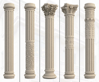 Molde de Inyección de Plástico ABS de Alta Precisión para Columna de Pilar Romano para el Hogar