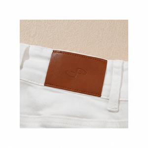 กางเกงยีนส์เอวสูงสำหรับผู้หญิง, กางเกงคาปรีขายาวเอวสูงแบบพับเก็บได้สี2025ฤดูร้อน - Product Image 1