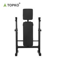 Banc de musculation inclinable multifonctionnel réglable TOPKO, nouveau design, pour hommes