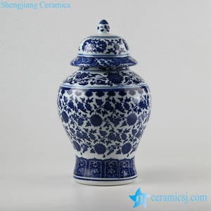 RZFU14 Series Blue and White 7sizes Flower Planter or <strong>Fishbowl</strong> - Product Image 5
