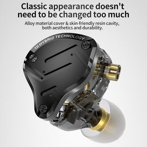 Auriculares Intrauditivos <span class=keywords><strong>KZ</strong></span> <span class=keywords><strong>ZS10</strong></span> <span class=keywords><strong>Pro</strong></span> X, Auriculares <span class=keywords><strong>KZ</strong></span> Mejorados con 4BA 1DD, Auriculares Intrauditivos IEM con Múltiples Controladores - Product Image 6