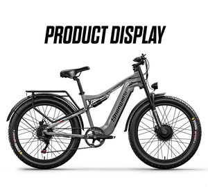 Bicicleta Eléctrica de Doble Motor de 2000W, Venta Directa de Fábrica, 48V 17.5AH, para Desplazamientos Urbanos, Modelo S600, Alto Rendimiento, Disponible en Almacén de la UE - Product Image 2