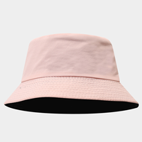 Sombrero de Pescador de Algodón Liso al por Mayor, Cómodo, de Color Sólido, Unisex, para Todas las Temporadas, Personalizable con Logotipo de Empresa