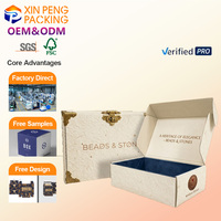 Cajas de Envío Personalizadas para Cosméticos de Lujo, Impresión a Todo Color en el Interior, Embalaje Ecológico para Envíos
