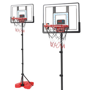 <span class=keywords><strong>Canestro</strong></span> da <span class=keywords><strong>Basket</strong></span> Pieghevole da Esterno - Tabellone Segnapunti Elettronico Silenzioso e Design per Schiacciate - Product Image 3