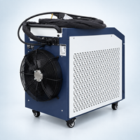 Machine de nettoyage au laser à fibre CW refroidie à l'eau, mini, portative, pour l'élimination continue de la rouille et le nettoyage de la peinture sur métal