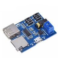 1 unidad de módulo de placa decodificadora de tarjeta TF, unidad USB, formato MP3, amplificador, reproductor de audio, placa de decodificación MP3 sin pérdidas
