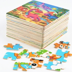 Rompecabezas de Madera con Forma de Letras del Alfabeto, Juguete de Dibujos Animados para Niños, Pato, Tractor, Caracol, Animales, Letras, Corte Láser, Acabado Mate No Tóxico, EN71 - Product Image 2