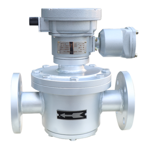 機械式表示流量計ステンレス鋼ボディギア流量計食品オイル楕円形ギア流量計 - Product Image 5