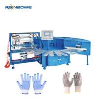 Machine automatique de pointillage Rainbowe pour l'impression de chaussettes et la distribution de colle antidérapante en silicone, capacité de 720 paires/heure
