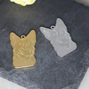 สร้อยคอสุนัขน่ารัก qiandi <span class=keywords><strong>keeshond</strong></span> เครื่องประดับการ์ตูนผู้หญิงจี้สัตว์อุปกรณ์ DIY - Product Image 5