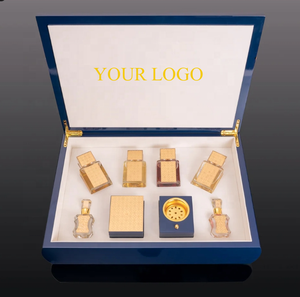 Boîte de rangement <span class=keywords><strong>en</strong></span> cuir et <span class=keywords><strong>bois</strong></span> de style rétro personnalisée <span class=keywords><strong>avec</strong></span> <span class=keywords><strong>serrure</strong></span> pour protéger les articles <span class=keywords><strong>en</strong></span> verre, les bijoux et les ensembles de parfums, logo personnalisé - Product Image 6