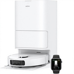หุ่นยนต์ดูดฝุ่นถูพื้น Mova E40 Ultra แรงดูด 19,000Pa สถานีออลอินวัน ระบบเทฝุ่นอัตโนมัติ ระบบล้างอัตโนมัติ ระบบอบแห้งด้วยลมร้อน ระบบหลบหลีกสิ่งกีดขวาง 360 องศา ควบคุมผ่านแอป - Product Image 2