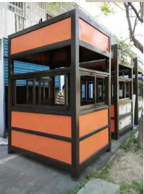 Cabina <span class=keywords><strong>di</strong></span> <span class=keywords><strong>Guardia</strong></span> Mobile <span class=keywords><strong>di</strong></span> Lusso Struttura in Acciaio Durevole Prefabbricata Casa Mobile per Guardie - Product Image 5