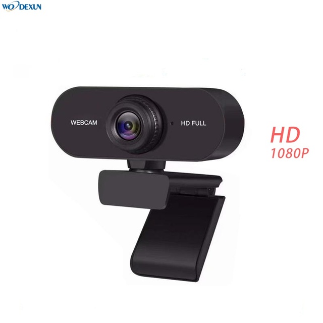 Large Size HD 1080p Webcam CMOS Microphone Included Laptop/Desktop Computer Webcamera for Live Video Call Conference