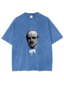 Il padrino la "legittimazione" delle t-shirt potenti estive 100% in cotone a tracolla girocollo - Product Image 3