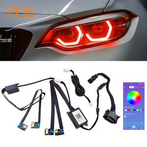Adaptateur de phare Plug & Play pour Série 2 F22/F23/M2 F87 LCI, 4 cartes LED DRL RGBW à changement de couleur pour contrôleur 12V - Product Image 1
