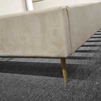 Hotel Apartment Shell Gepolstertes Bett mit Stauraum Direkt vom Hersteller Hydraulisches Hebesystem Großer Stauraum unter dem Bett Samt-Bettgestell