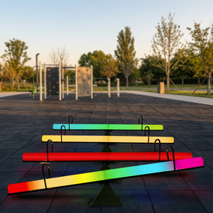 Balançoire à bascule extérieure en plastique LED à couleurs RGB changeantes pour enfants, pour usage commercial, hôtels, jardins, patios et aires de jeux pour adultes - Product Image 1