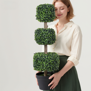 ต้<span class=keywords><strong>น</strong></span>ไม้ประดิษฐ์<span class=keywords><strong>สไตล์</strong></span>ใหม่กล่องไม้สามตารางสำหรับตกแต่งระเบียง<span class=keywords><strong>หน้า</strong></span><span class=keywords><strong>บ้าน</strong></span><span class=keywords><strong>ตกแต่ง</strong></span><span class=keywords><strong>บ้าน</strong></span> - Product Image 2