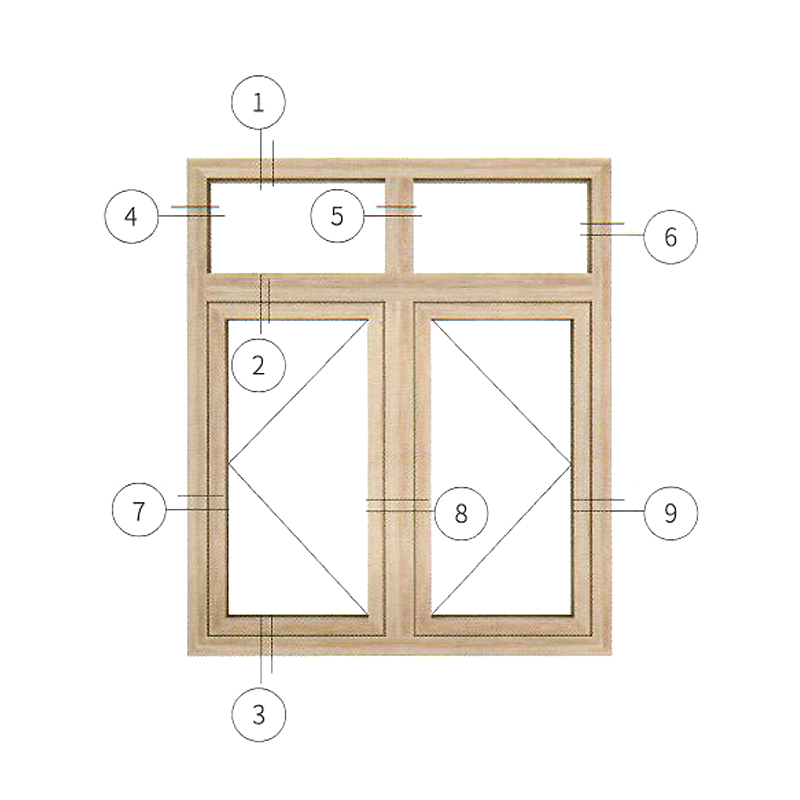 Custom Colors 55gr Heat Insulation Casement Windows Aluminum Frame Casement Window
