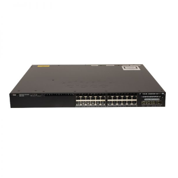 ClSCO WS-C3650-24TD-L Catalyst 3650 24TD L 24Port Gigabit Switch 2x10G SFP+ LAN Base Layer 3 Stackable 1U Rack Mount