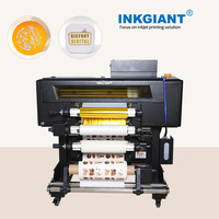 INKGIANT A1UV DTF 60 см, высококачественный автоматический рулонный принтер, 4-головная система для золота/серебра, специальные цвета для гибкости