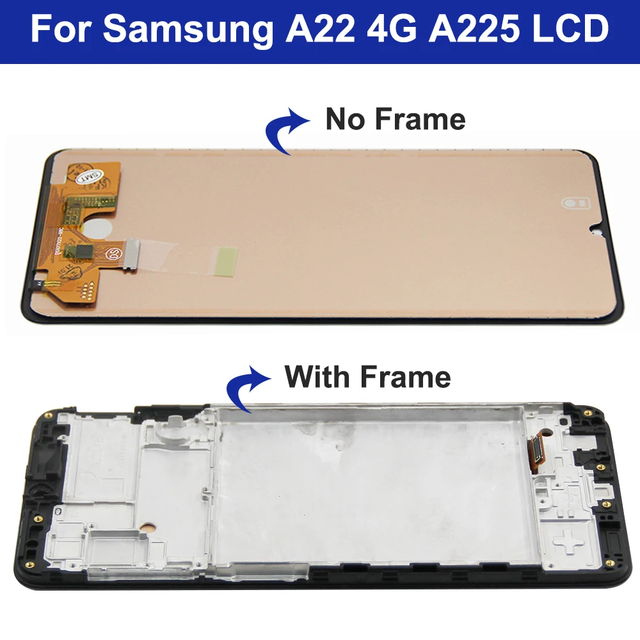 Mobile Phones Display Replacement Lcd Screen for samsung A22 4g Screen for samsung A22 4g Lcd With Frame