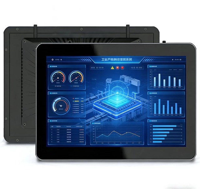 New 27 Inch Industrial Control All-in-One Computer Display Capacitive Touchscreen DVI/USB Super Large Screen for Real-Time Line