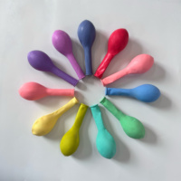 Ballons Macaron Bleu Vente Chaude 12 Pouces 2.8g, Décoration de Fête d'Anniversaire et de Cérémonie de Remise des Diplômes avec Ballons Pastel 30cm