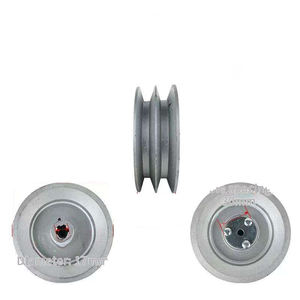 Poulie de boîte de vitesses <span class=keywords><strong>pour</strong></span> <span class=keywords><strong>micro</strong></span>-motoculteur, accessoires <span class=keywords><strong>pour</strong></span> motoculteur rotatif, machine à chaîne, plateau de courroie à double gorge - Product Image 1