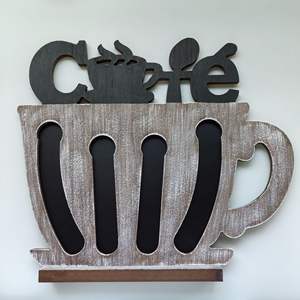 Vente <span class=keywords><strong>en</strong></span> gros Organisateur multifonctionnel de stockage de <span class=keywords><strong>dosettes</strong></span> de café <span class=keywords><strong>en</strong></span> bois tendre Porte-gobelet à café - Product Image 5