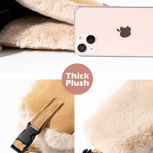 Уличная зимняя пушная теплая шапка-охотник, водонепроницаемая шапка-шерпа, меховая шапка, Русская Шапка пилота - Product Image 4