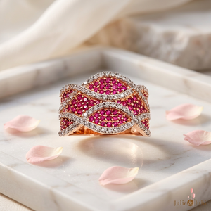 Anillo de dedo de oro amarillo real de 22 quilates para mujer, elegante, clásico, para fiesta, ocasión, diseño moderno y elegante, belleza duradera - Product Image 6