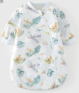 Sac de couchage pour nouveau-né en coton doux personnalisé sac de couchage pour bébé sac de couchage pour bébé été vente en gros OEM respirant sac de couchage pour tout-petits - Product Image 3