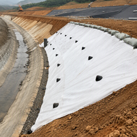 Tissu géotextile non tissé pour la stabilisation des sous-sols de construction routière, vente en gros